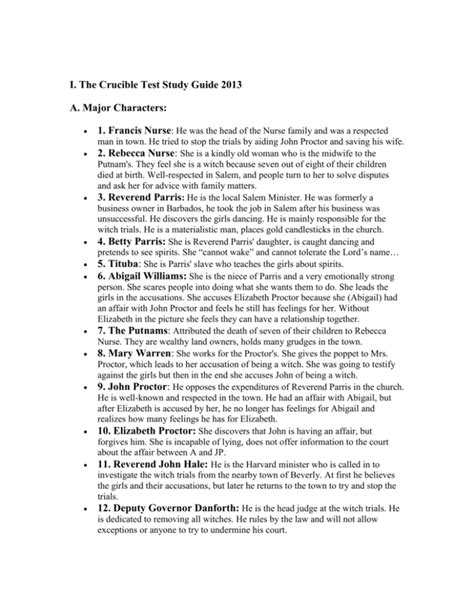 the crucible hard test|the crucible test study guide.